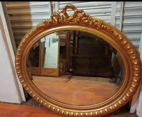 Espejo Gran Tamaño Frances Antiguo 103 X 90 Biselado
