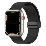Pulseira Silicone Fecho Magnetico Para Apple Watch 8 41mm