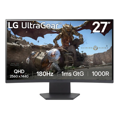 LG UltraGear 27GS60QC-B: Monitor Gaming Curvo QHD de 27\