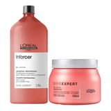 Loreal Inforcer Kit Shampoo 1500mls + Máscara 500mls