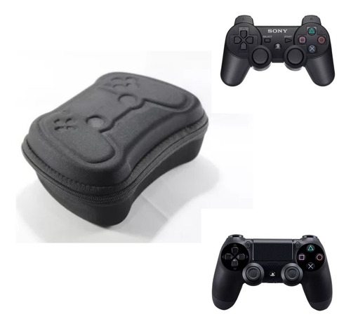 Kit 2 Case Estojo Protetor Para Controle Ps3 Ps4 Dualshock