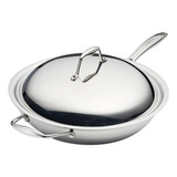 Wok Tramontina De Triple Capa De Acero Inoxidable De 12 PuLG