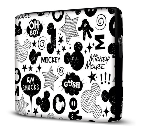Capa Case Pasta Maleta Notebook Neoprene - Mickey 2