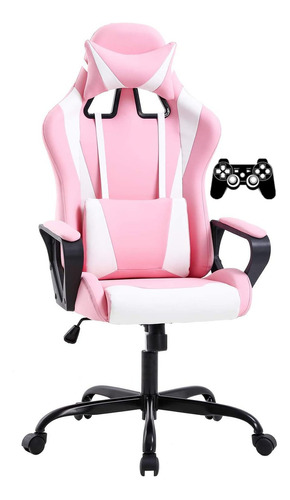 Silla Gamer De Respaldo Alto Pink Game Chair Bstophkl