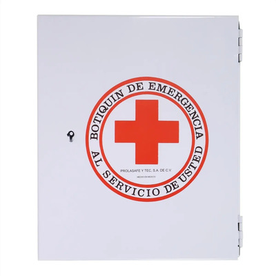 Botiquín Metálico De Primeros Auxilios Mediano Medicamentos | MercadoLibre