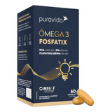 Ômega 3 Fosfatix Dha 1000mg C/ Fosfatidilserina  Pura Vida