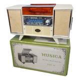 Alhajero Caja Musical Vintage Tocadiscos - Edstiendas