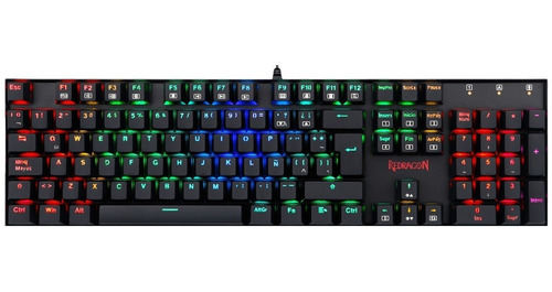 Teclado Gamer Redragon Mitra Chroma Mecanico Retroiluminado