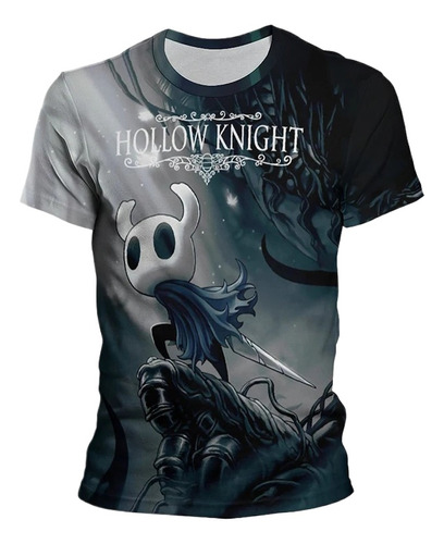 Camiseta De Manga Corta Con Estampado 3d Hollow Knight