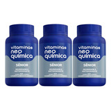 Kit 3 Suplemento Alimentar Vitamínico Sênior Neo Química