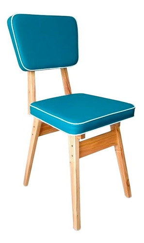 Silla Retro Vintage Americana Escandinava Paraiso - Turquesa