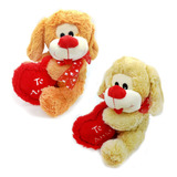 Perro C/corazon 2 Colores 25cm 10332