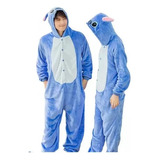 Pijama Disfraz Polar Para Adultos Diseño De Stitch