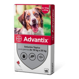 Advantix Pipeta Antipulgas Y Garrapatas Para Perros 10-25kg