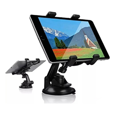 Soporte Para Tablet Ventosa Para Auto Coche 7 A 11 Universal