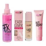 Base De Maquillaje Easy Cover +face Primer +fijador Fx Fixer