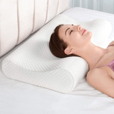 Am Aeromax 32  King Size Contour Memory Foam Pillow, Almohad