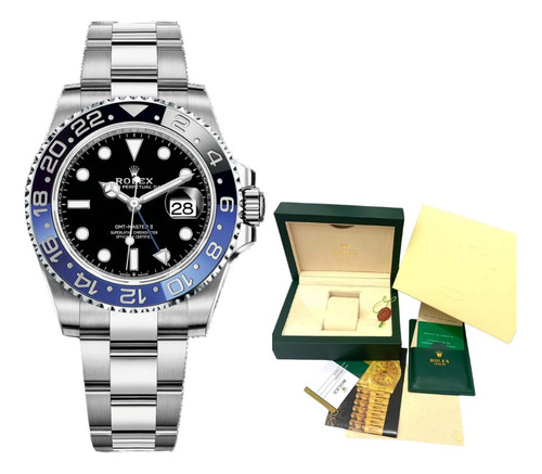 Relógio Rolex Gmt Master I I 28800bph Super Clon Eta Clean