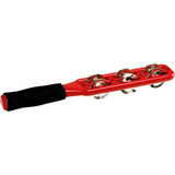 Meinl Jg1 Red Pandero Stick Jingle Crótalos Acero Niquelado Color Rojo