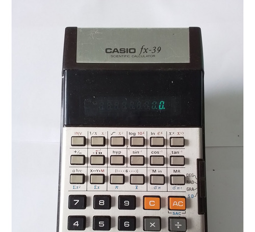 Calculadora Casio Fx 140 Vintage Con Desgaste Funcional