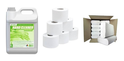 Kit De Insumos: Papel Hig. Jumbo-jabon-toallas Int. Blancas