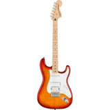 Guitarra Fender Squier Affinity Stratocaster Fmt Hss Cor Laranja Orientação Da Mão Destro