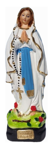 Figura Virgen De Lourdes (24cm) Envío Gratis