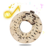 Melody Tool Fifth Melody, Musical De Madera De Wheel Circle