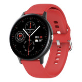 Hike Reloj Inteligente, Smartwatch para Mujer Bluetooth Deportivo Color De La Correa Rojo