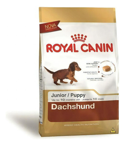 Alimento Royal Canin Breed Health Nutrition Dachshund Para Cão Filhote De Raça Pequena Em Sacola De 2.5kg