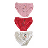 Calzones Tripack Para Niñitas Talla 6 - 8