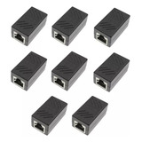 Pack 8 Conectores Copla Rj45 Cat5/cat6/cat7 Lan Hembra Red