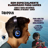 Auriculares Sades Shaman Gamer Con Cable Desmontable Para Teléfono Celular Ps5, Color Rosa