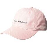 Gorra Tommy Hilfiger Original Casual Unisex Rosa Ligera Logo