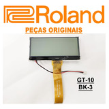 Display Lcd Visor Para Pedaleira Boss Gt-10 E Teclado Bk3