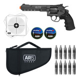 Combo Revolver 4.5mm Pr-776 10unid.co2 +maleta + Chumbinho