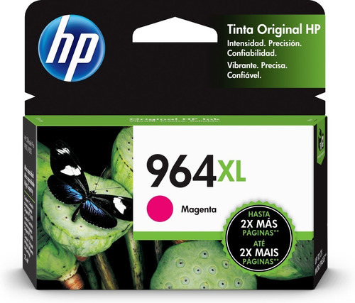 Cartucho De Tinta Hp 964xl Magenta Original (3ja55al)