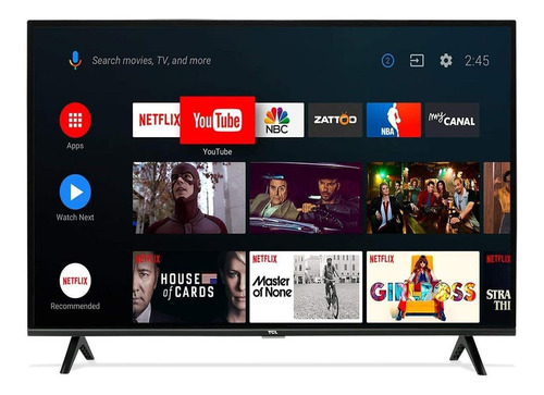 Smart Tv Tcl A3-series 40a325 Led Android Tv Full Hd 40  110v