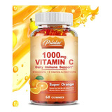 Vitamina C 1000g *60 Gomitas Masticables* Vit B + Electrolit