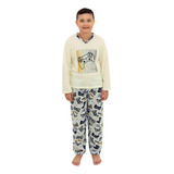 Pijama Infantil Masculino De Inverno Dino