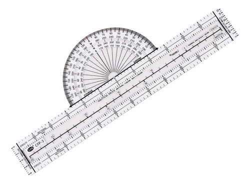 Plotter Regla Deslizante De Aviación Herramienta De Pilotos
