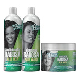 Kit Soul Power Aloe Babosa Shampoo Condicionador Mascara