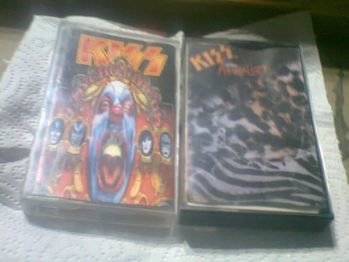 Kiss Cassete Lote Animalizar + Psycho Circus Arg Raros Kxz