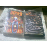 Kiss Cassete Lote Animalizar + Psycho Circus Arg Raros Kxz