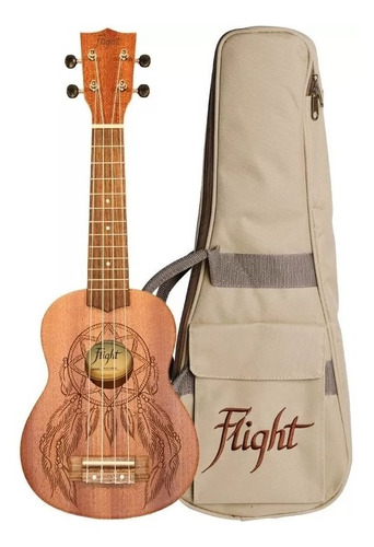 Ukelele Flight Soprano Funda Nus350 Dc Envio Inmediato +