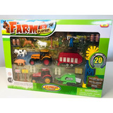 Set De Granja Farm Playset 20 Piezas Animales Nuevo Original