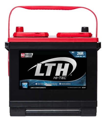 Bateria Lth Hi-tec Hyundai Accent 2003 - H-26r-500