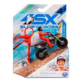 Moto A Escala 1:24 Carson Brown - Spin Master Color Rojo