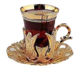 Taza Té Turca Hanedan Gold  18