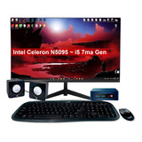 Pc Computadora Completa Intel N5095 8gb 480gb Monitor Led 24